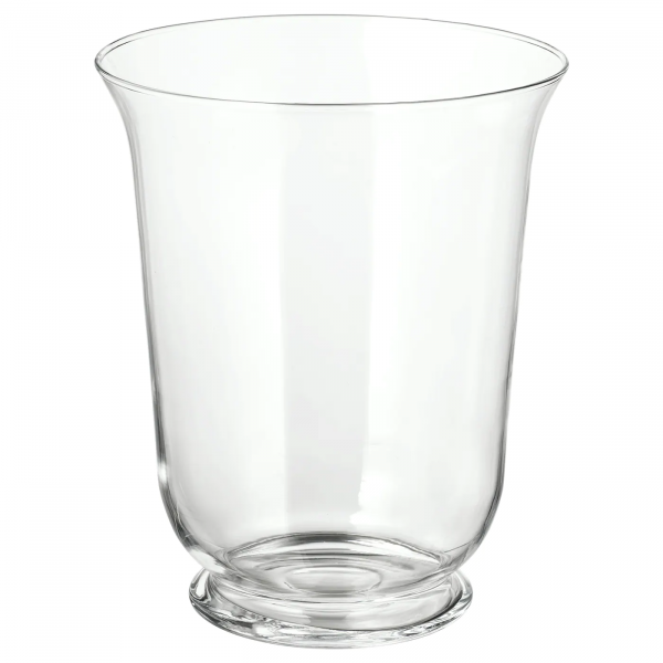 00380585 Ваза/фонарь, прозрачное стекло, 28 см