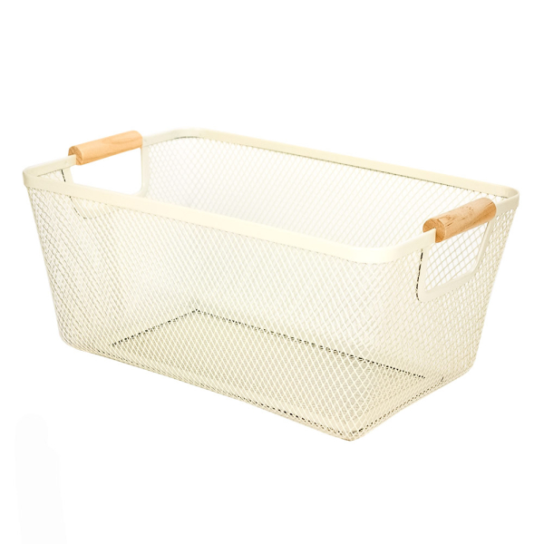DA1840C Корзина с ручками, бежевый, 35 х 21,5 х 15 см