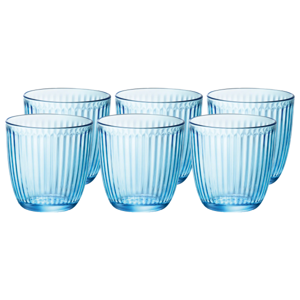 580502-6 Набор стаканов, голубой, 290 мл, 6 шт