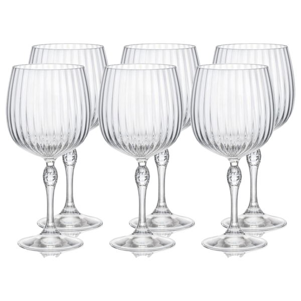 122128-6 Набор бокалов для коктейля (Джин-Тоник), прозрачное стекло, 740 мл, 6 шт