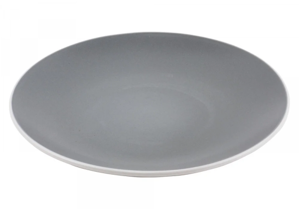 50052554 Тарелка, серый, 26 см