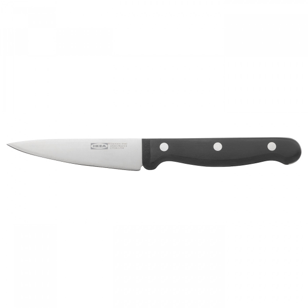 00383447 Нож для чистки овощ/фрукт, темно-серый, 9 см