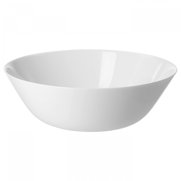 OFTAST ОФТАСТ Сервировочная миска, белый, 23 см - Миски и салатницы IKEA