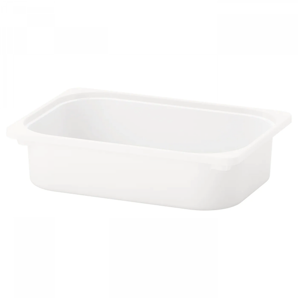 TROFAST ТРУФАСТ Контейнер, белый, 42x30x10 см - Хранение игрушек IKEA