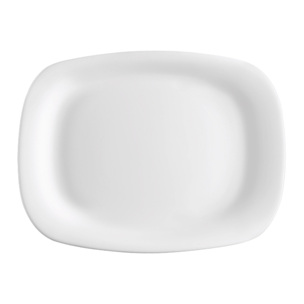 431242-1 Сервировочная тарелка, белый, 21.5х16.5 см