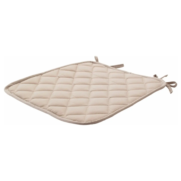 30490894 Подушка на стул, бежевый, 38/35х38х2 см