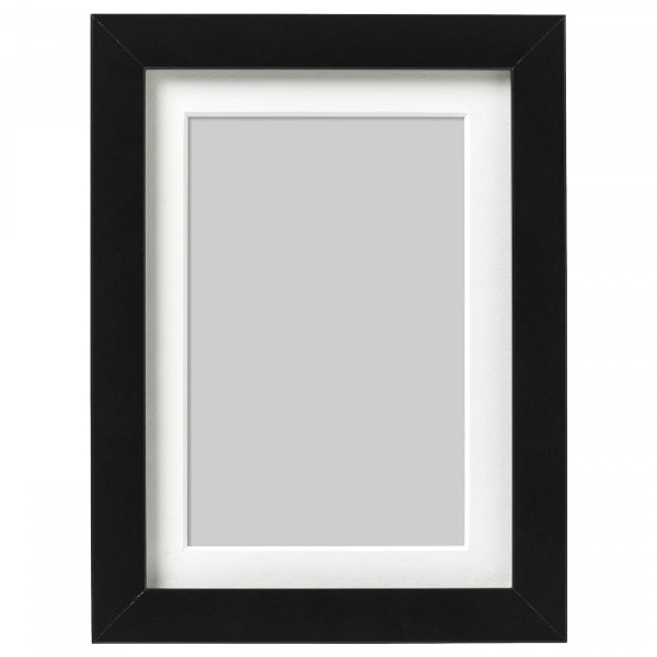 RIBBA РИББА Рама, черный, 13x18 см - Рамки и постеры IKEA