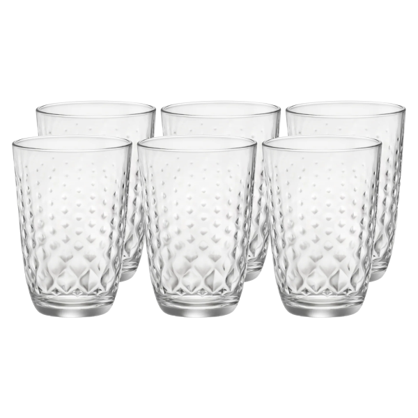 580213-6 Набор стаканов, прозрачное стекло, 395 мл, 6 шт