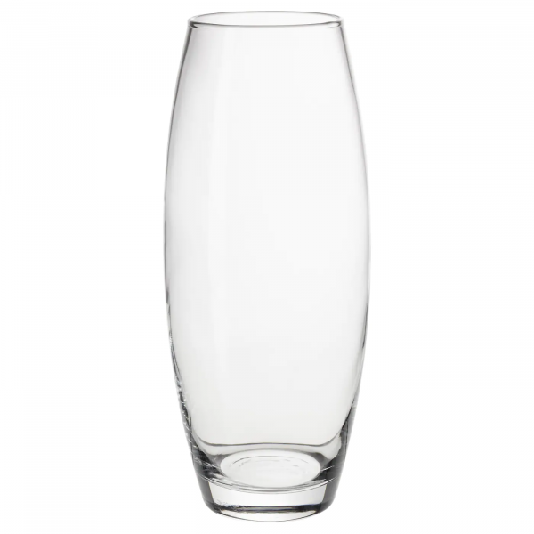 00265095 Ваза, прозрачное стекло, 25 см