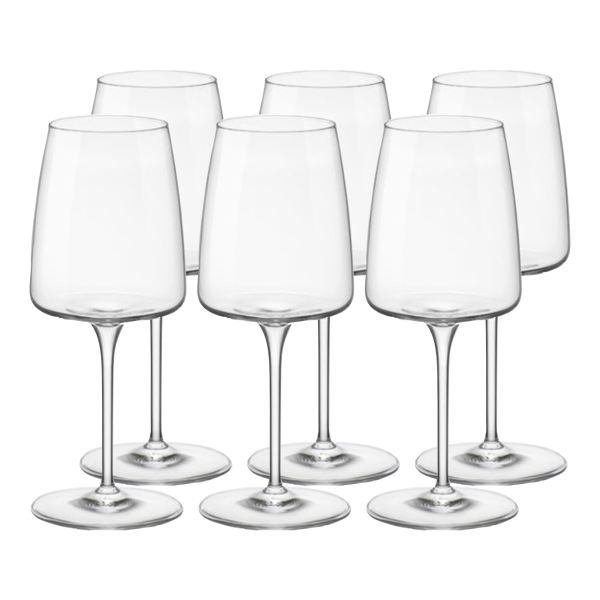 365751-6 Набор бокалов для вина, прозрачное стекло, 378 мл, 6 шт