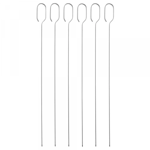 90500220 Шампур, нержавеющ сталь, 30 см, 6шт