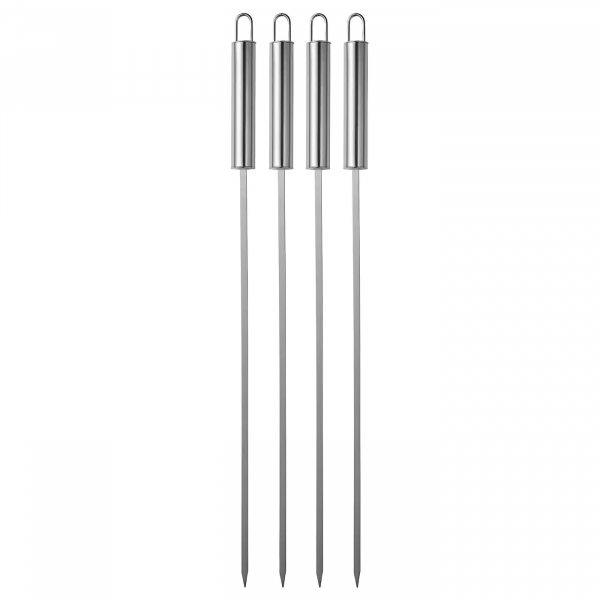 80500254 Шампур, нержавеющ сталь, 45 см, 4шт