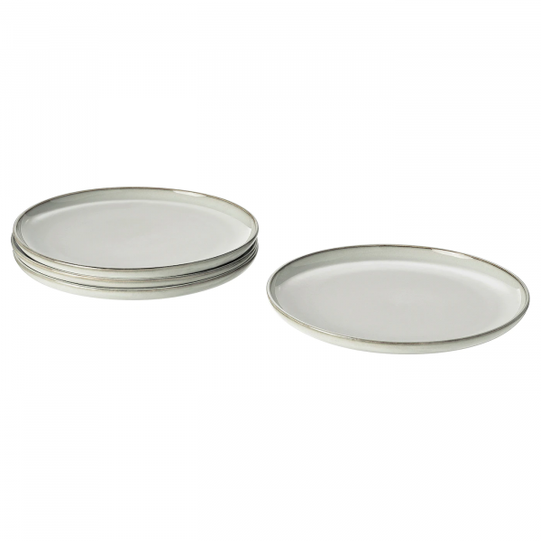 90457151 Тарелка, серый, 25 см, 4 шт