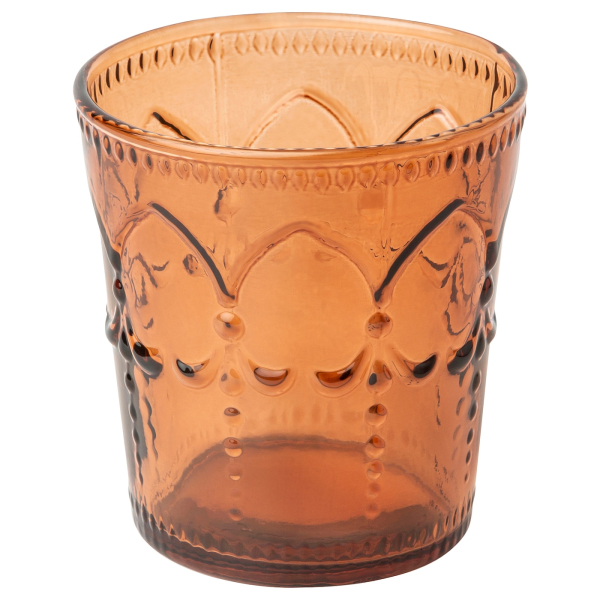 40569014 Подсвечник, оранжевый, 8 см