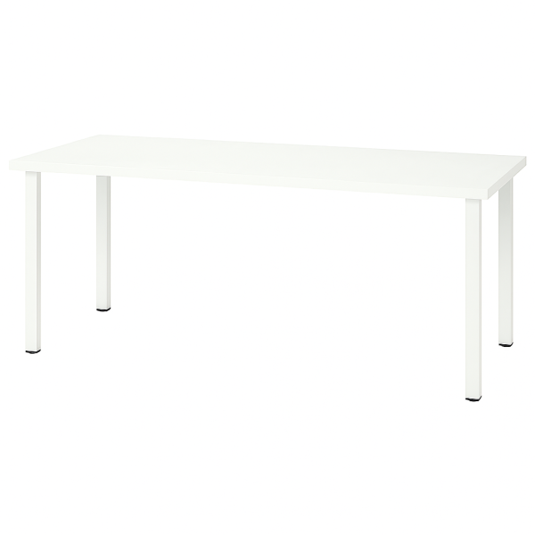 00463 Стол письменный, белый, 2/ТТ, 140x75x55 см