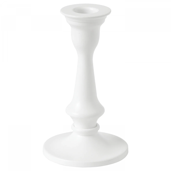 30497942 Подсвечник, белый, 15 см