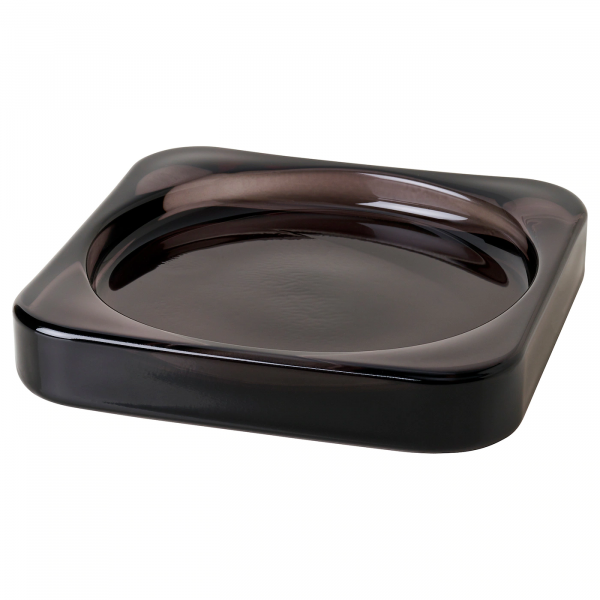 70483537 Тарелка для свечи, черный, 10x10 см