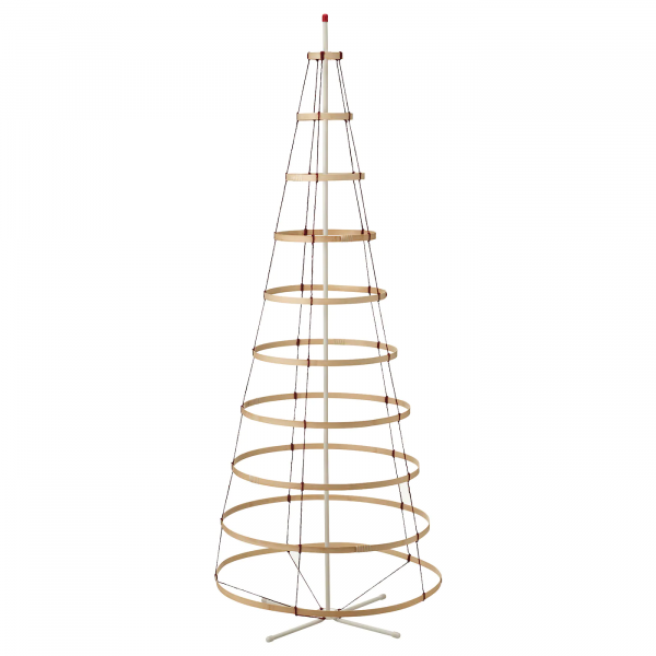 30504080 Украшение, ручная работа рождественская елка/бамбук, 181 см