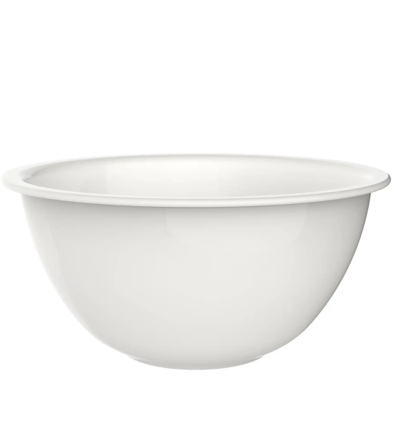 123200 Сервировочная миска / салатник, белое стекло, 25.5 см