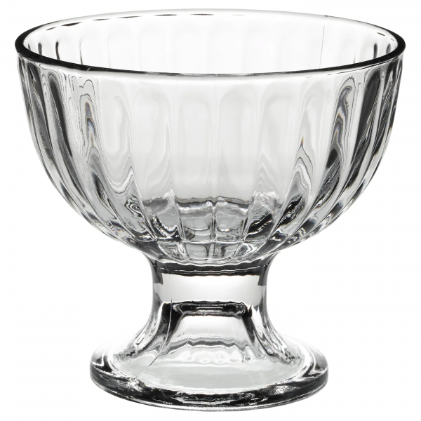 60394457 Миска десертная, прозрачное стекло, 11 см