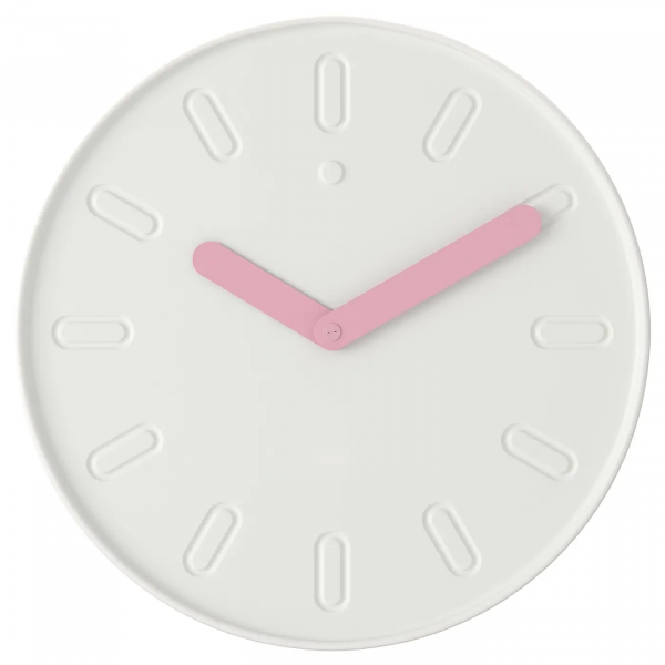 40473101 Настенные часы, белый, 35 см