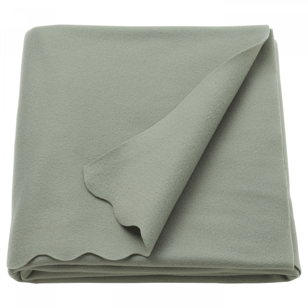 00513477 Плед, светлый серо-зеленый, 120x160 см