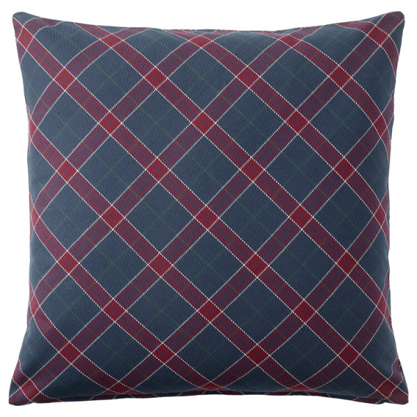 10416758 Чехол на подушку, синий/красный, 50x50 см