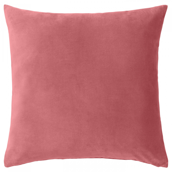 60516454 Чехол на подушку, розовый, 50x50 см