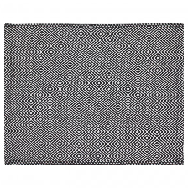 30343799 Салфетка под приборы, черный/белый, 35x45 см