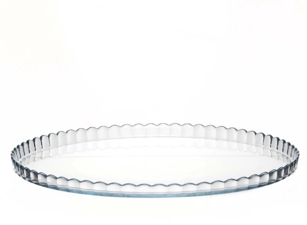 1113901 Блюдо сервировочное, прозрачный, 32 см