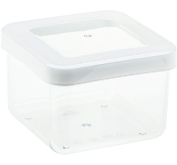 12900000 Контейнер+крышка д/сухих продуктов, прозрачный/белый, 0,5 л