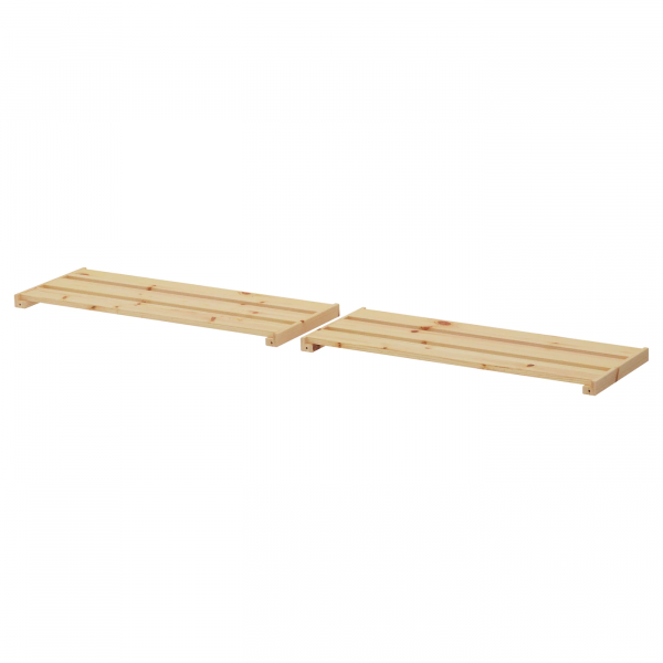 30392983 Полка, хвойное дерево, 77x28 см 2 шт