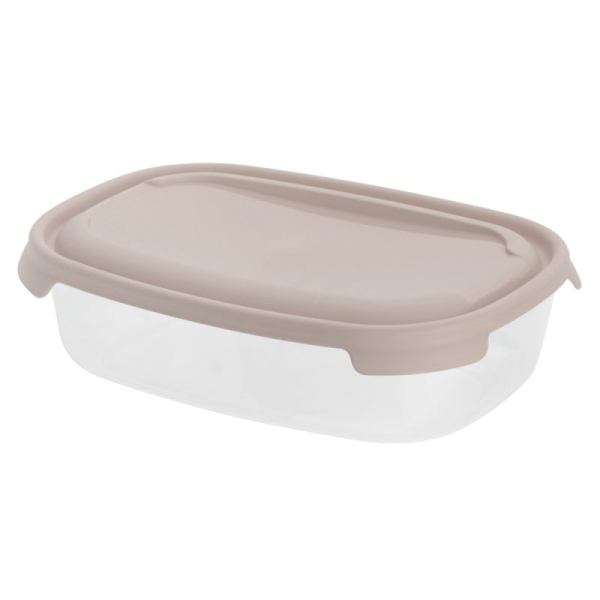 P1FP012 Контейнер пластиковый прямоугольный с крышкой, разноцветный, 3 л