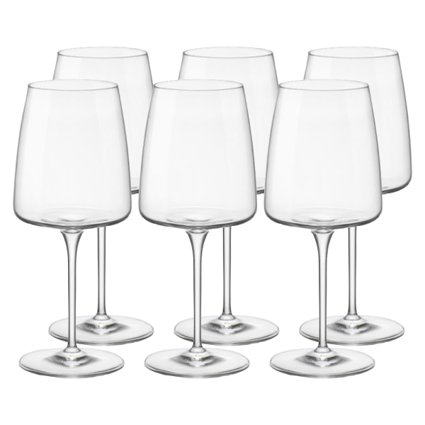 365748-6 Набор бокалов для вина, прозрачное стекло, 555 мл, 6 шт