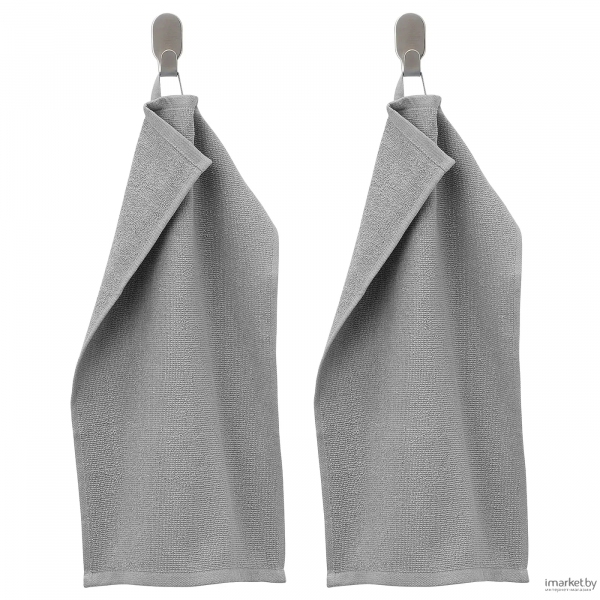 30451114 Полотенце, серый, 30x50 см, 2 шт