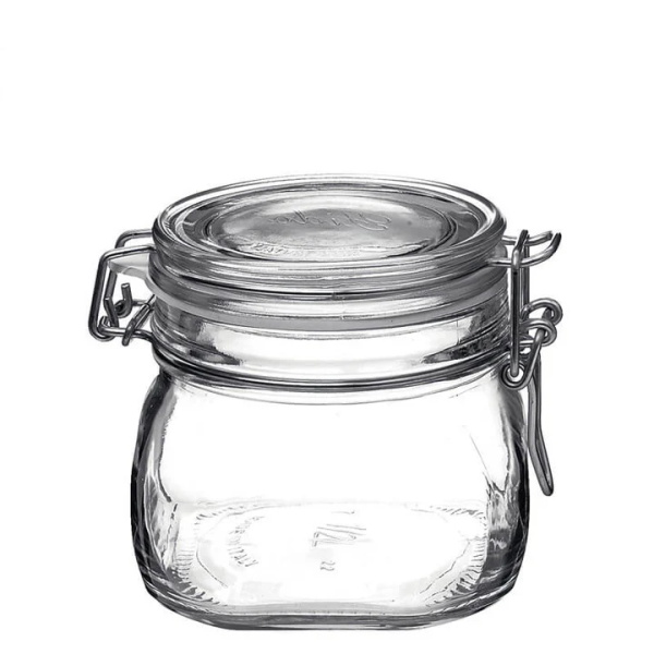 149210 Банка с крышкой, прозрачное стекло, 0.5 л