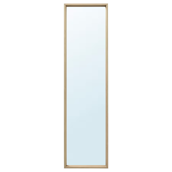 80390868 Зеркало, дуб беленый, 40x150 см