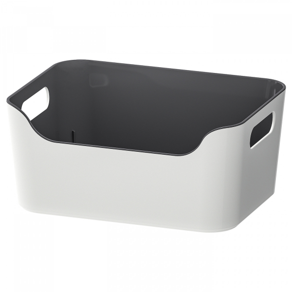 80471044 Контейнер, черный, 24x17 см