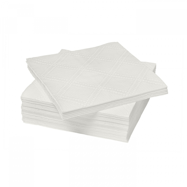 00088700 Салфетка бумажная, белый, 4x24 см, 100 шт