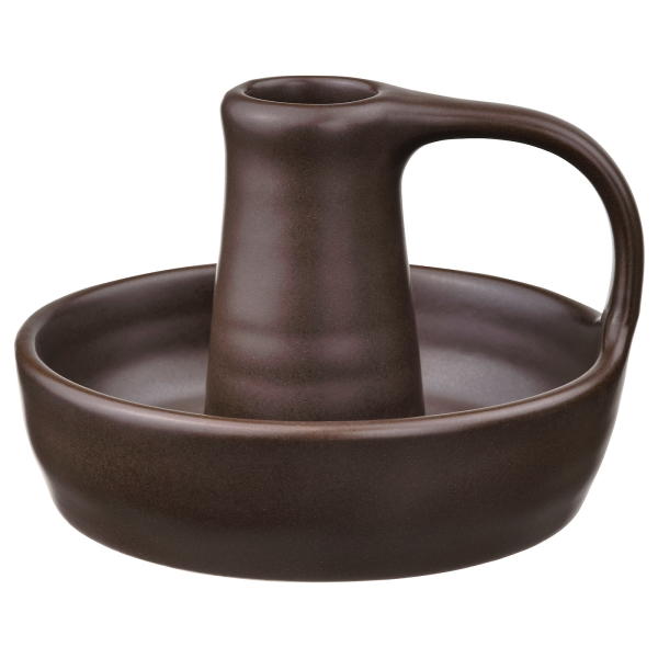 90551709 Подсвечник, коричневый, 8 см