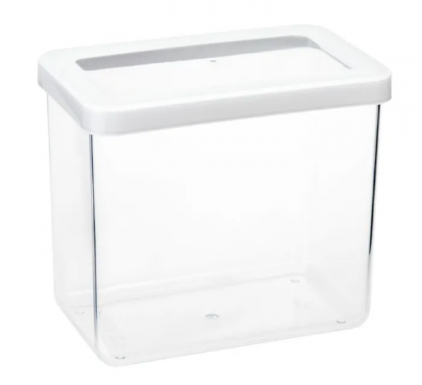 12970000 Контейнер+крышка д/сухих продуктов, прозрачный/белый, 1,7 л