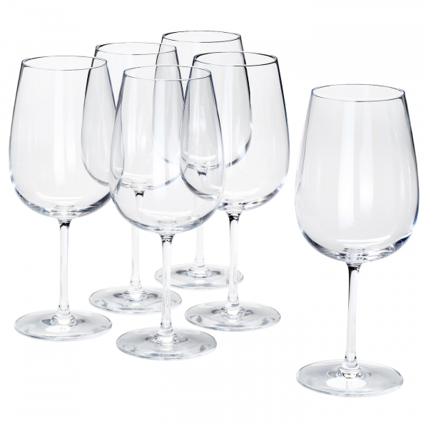 70421511 Бокал для красного вина, прозрачное стекло, 68 сл, 6 шт