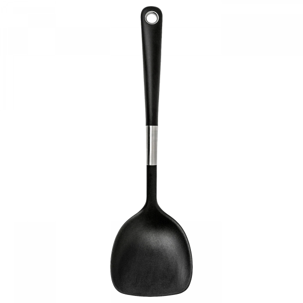 10374579 Лопаточка для вока-сковороды, нержавеющ сталь/черный