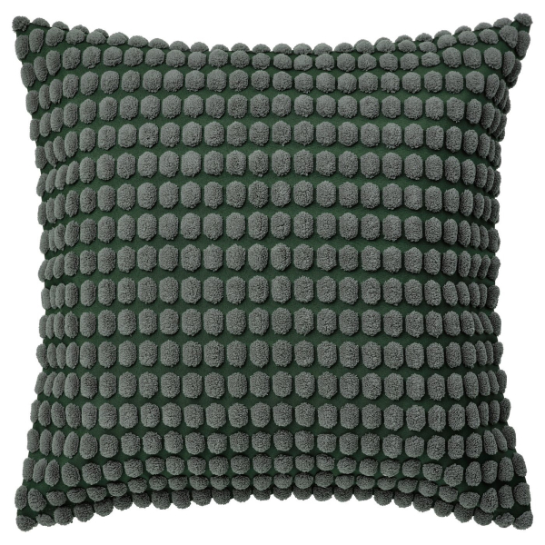 90543007 Чехол на подушку, серо-зеленый, 50x50 см