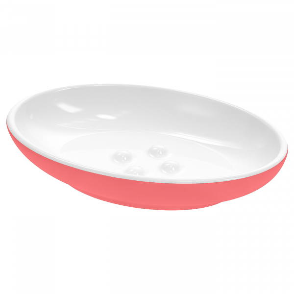 00483220 Мыльница, светло-красный