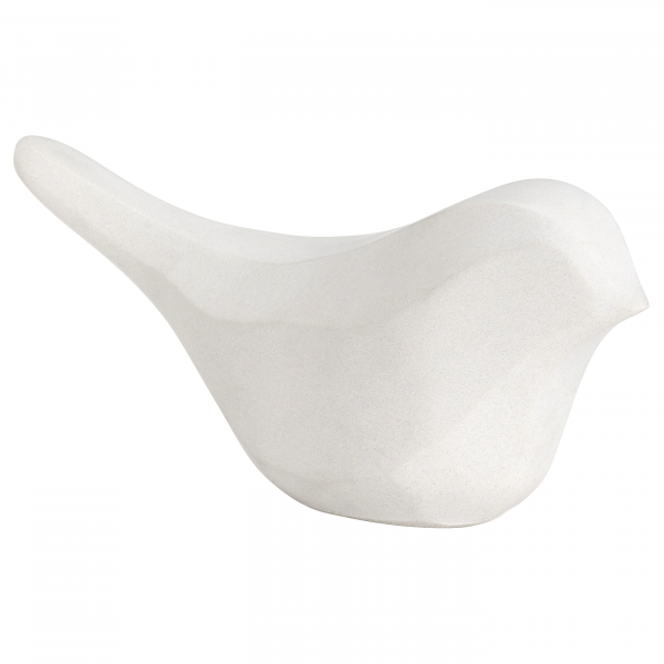 80500211 Декоративная птичка, д/дома/улицы белый с оттенком