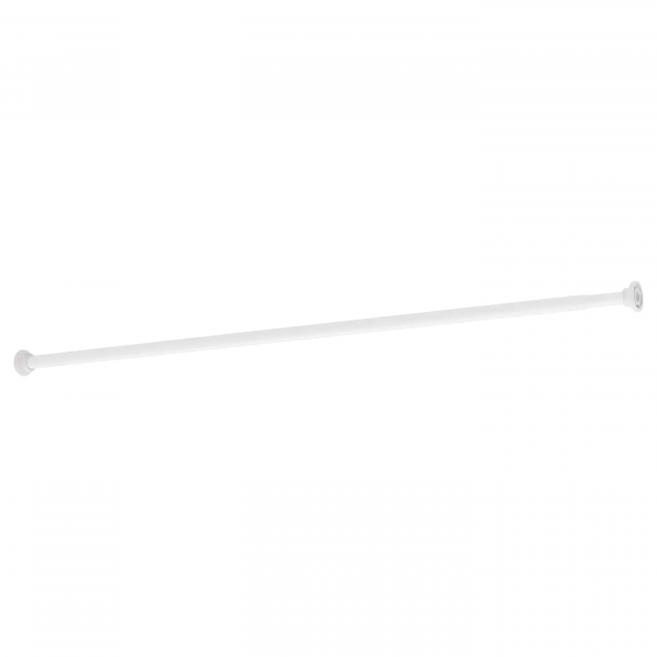 60370574 Штанга для шторы в ванную, белый, 70-120 см