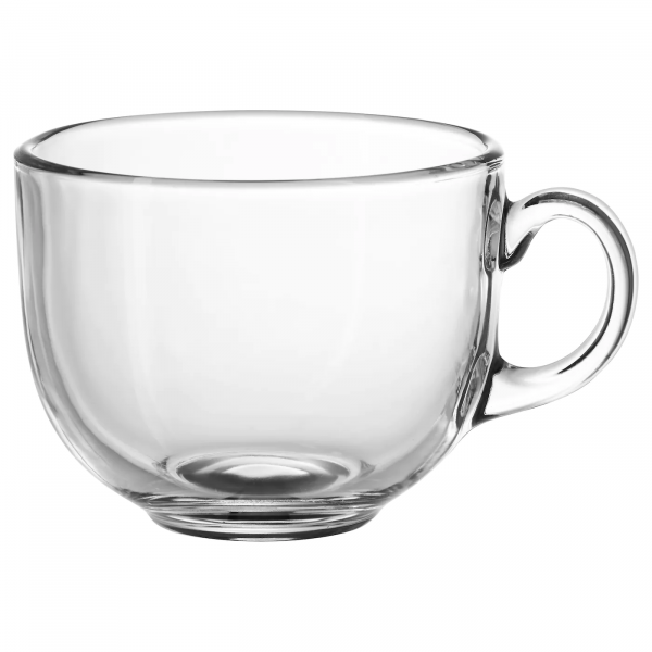 00288412 Чашка большая, прозрачное стекло, 50 сл