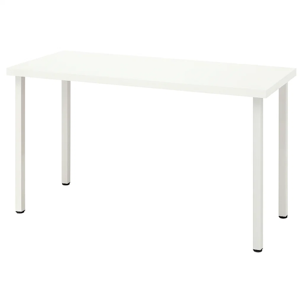 00449 Стол письменный, белый, 1/ТТ, 120x75x55 см