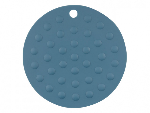 23006118 Коврик под горячее силиконовый, голубой